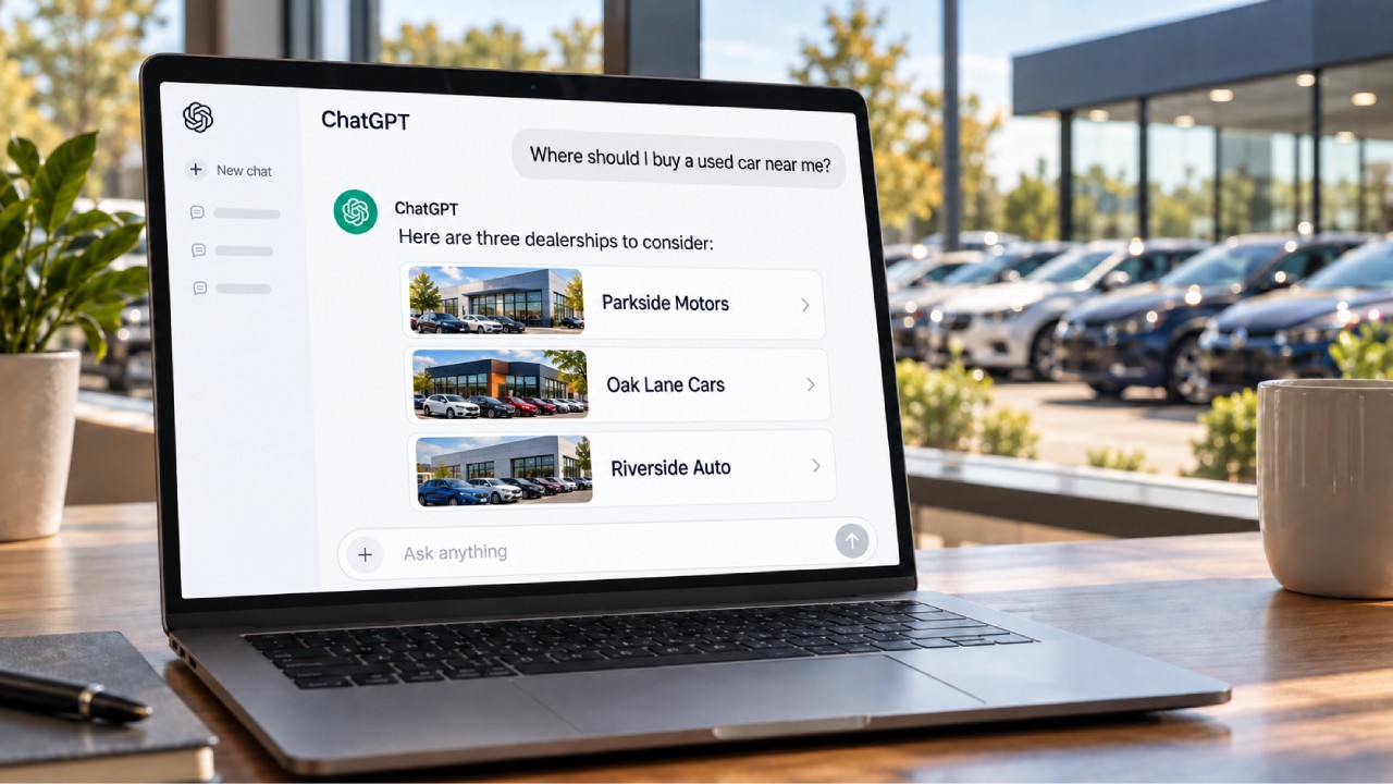 Can You Make an AI Assistant Recommend Your Dealership?